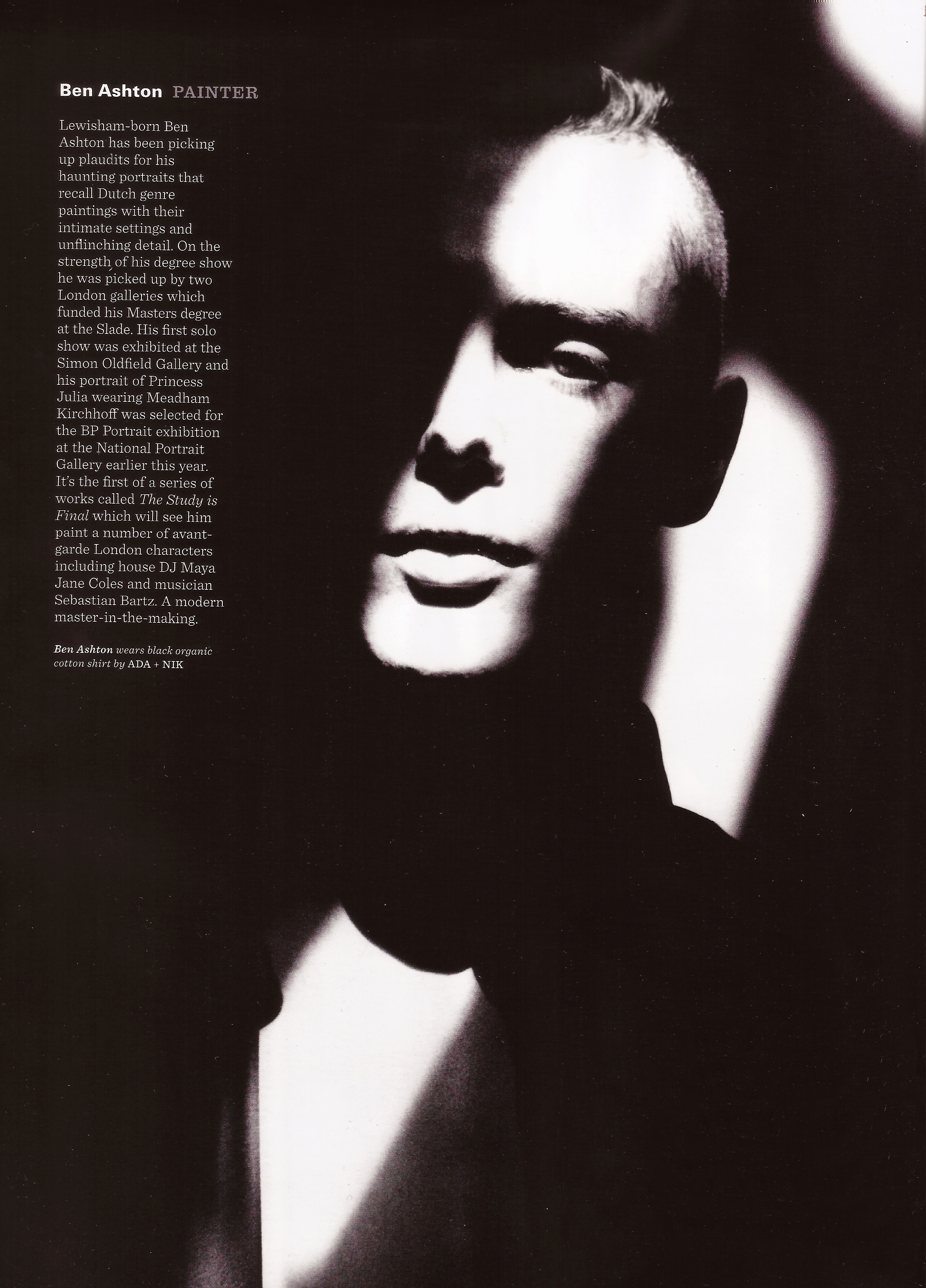 GQ Style - David Bailey Shoot — Ben Ashton Art